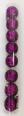Baubles - Purple sparkling pack of 8